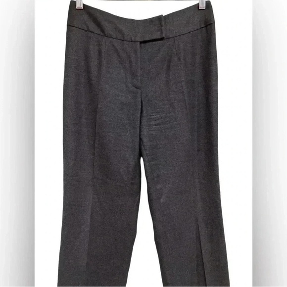 Dara Lamb Wool Pleated Straight Leg Trousers Pants
Gray - Picture 4 of 7